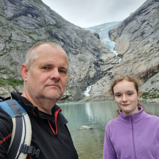 Briksdalbreen - ľadovec