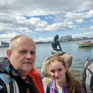 Kodaň - socha malej morskej víly