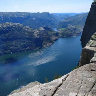 Preikestolen - skalnatá kazateľňa